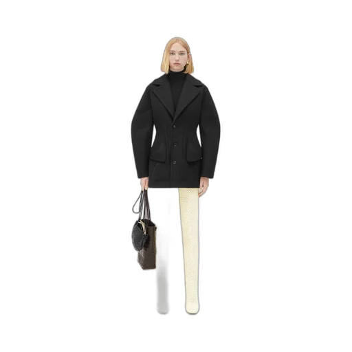 Felted Wool Sculptured Coat