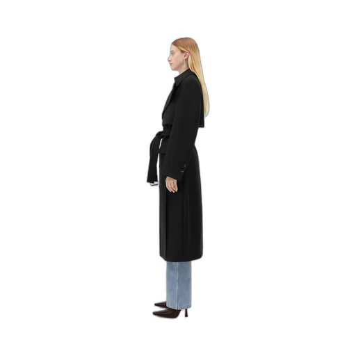 Felted Wool Belted Coat