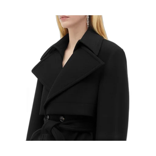 Felted Wool Belted Coat