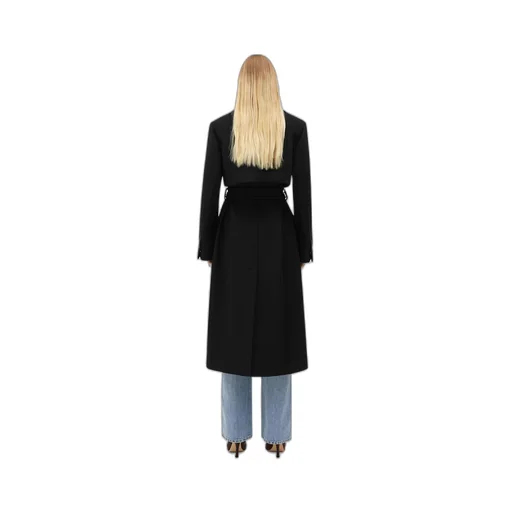 Felted Wool Belted Coat