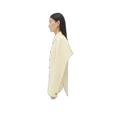 Cotton Shirt With Storm Flap