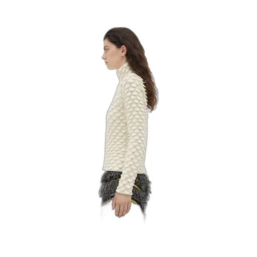 Fish Scale Wool Sweater