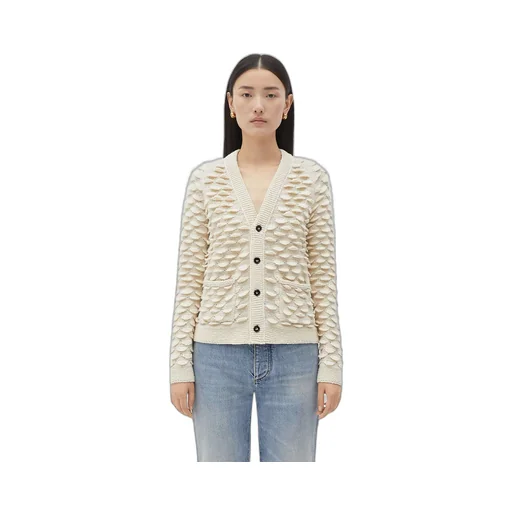 Fish Scale Wool Cardigan