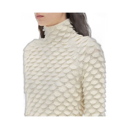 Fish Scale Wool Sweater
