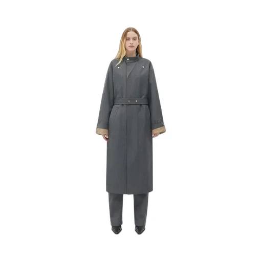 Bonded Wool And Cotton Parka