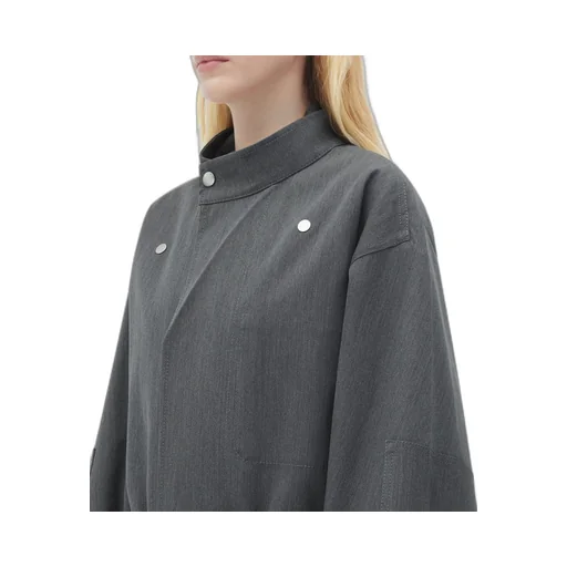 Bonded Wool And Cotton Parka