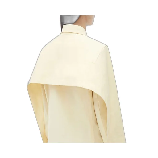 Cotton Shirt With Storm Flap