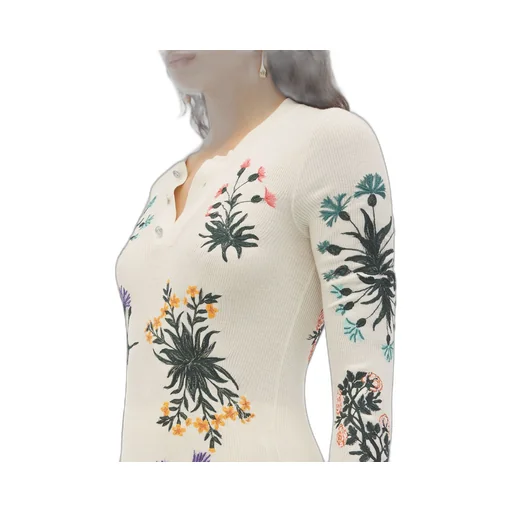 Wool Flowers Top