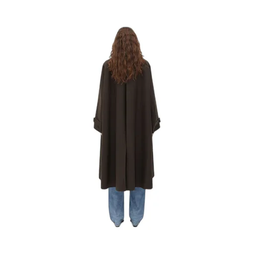 Wool Belted Coat With Detachable Collar