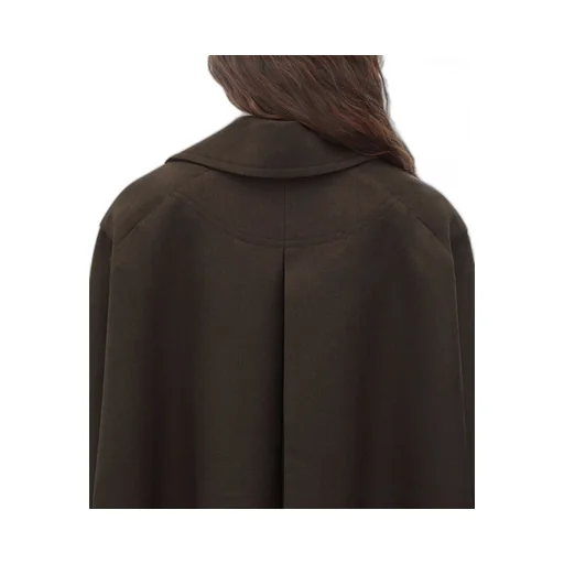 Wool Belted Coat With Detachable Collar