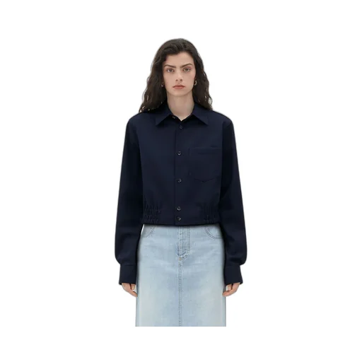 Elasticated Waist Wool Shirt