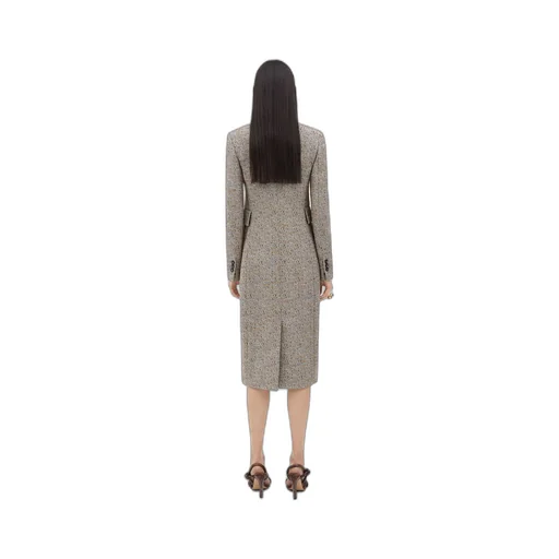 Textured Silk Blend Coat