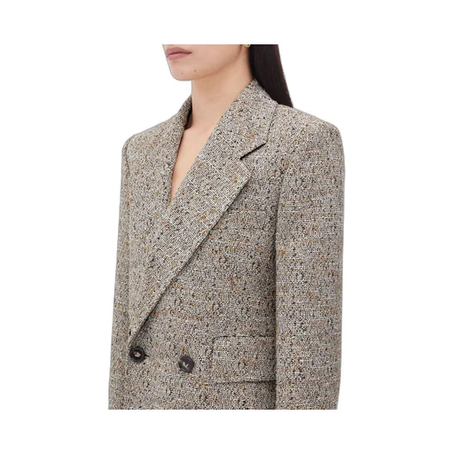 Textured Silk Blend Coat
