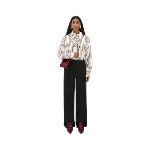 Silk Bicolor Striped Shirt