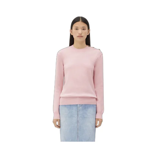 Cashmere Sweater With Knot Buttons