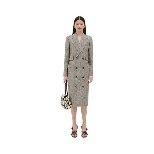 Textured Silk Blend Coat