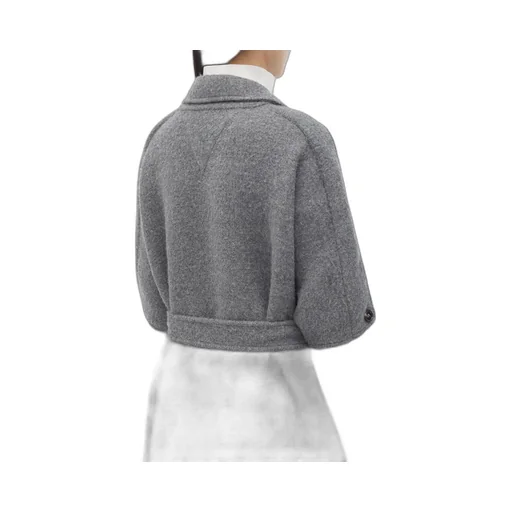 Wool And Cashmere Sleeveless Coat