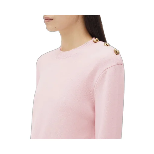 Cashmere Sweater With Knot Buttons