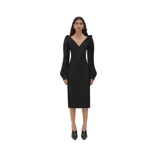 Viscose Midi Dress