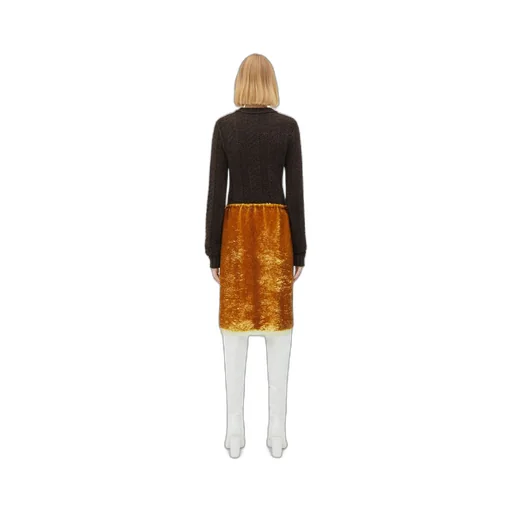 Sequin Embroidered Midi Skirt