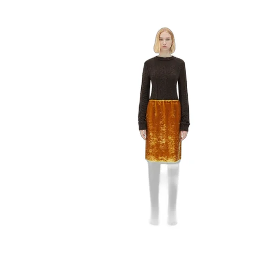 Sequin Embroidered Midi Skirt