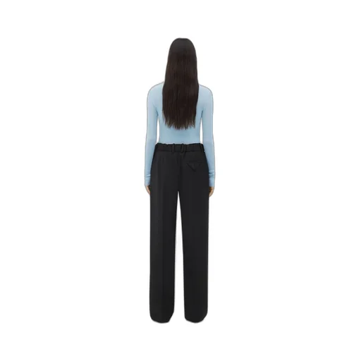 Light Wool Wide Leg Pants