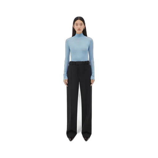 Light Wool Wide Leg Pants
