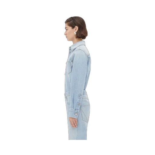 Light-Bleached Denim Shirt