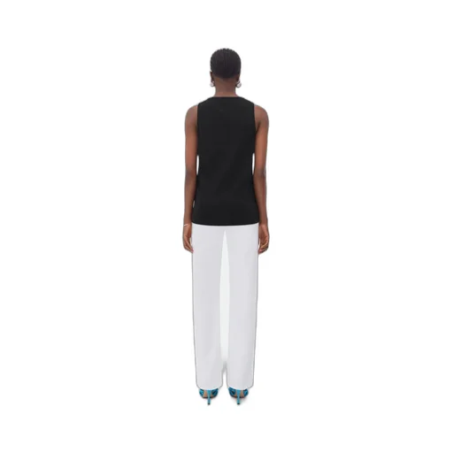Stretch Rib Cotton Tank Top