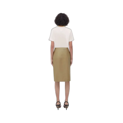 Shiny Leather Skirt