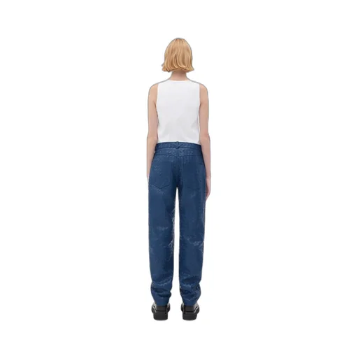 Intrecciato Leather Pants