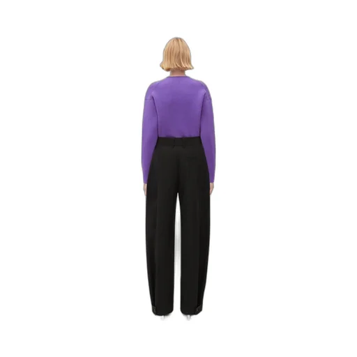 Wide Leg Wool Pants