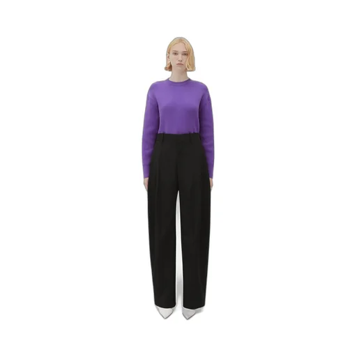 Wide Leg Wool Pants