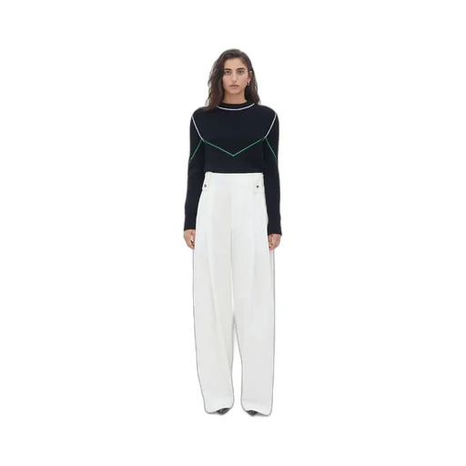 Wide Leg Cotton Pants