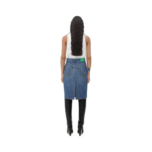 Medium Washed Denim Skirt