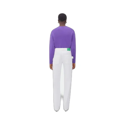 White Boyfriend Fit Denim