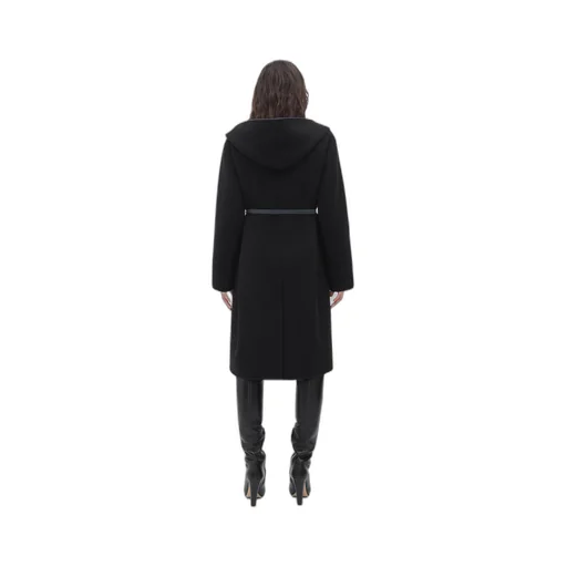 Wool And Cashmere Hooded Coat
