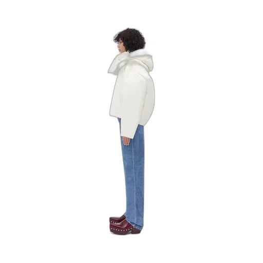 Frosted Poplin Puffer Jacket