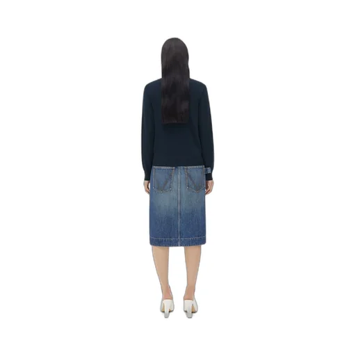 "Bv" Embroidery Wool Jumper