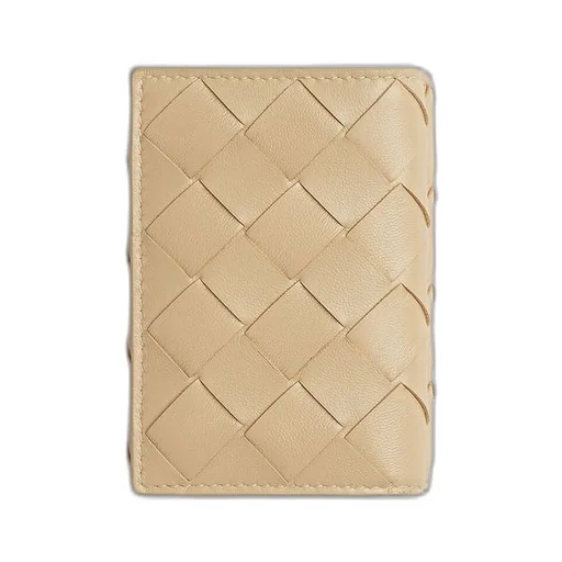 Intrecciato Tiny Tri-Fold Zip Wallet