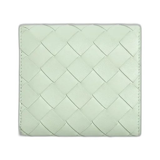 Intrecciato  Tri-Fold Wallet With Origami Coin Purse