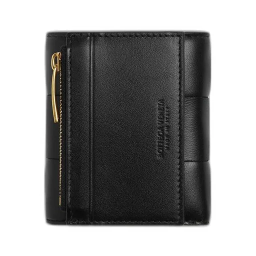 Cassette Tri-Fold Wallet With Detachable Card Case
