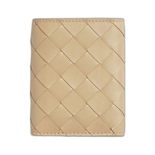 Small Intrecciato Tri-Fold Zip Wallet