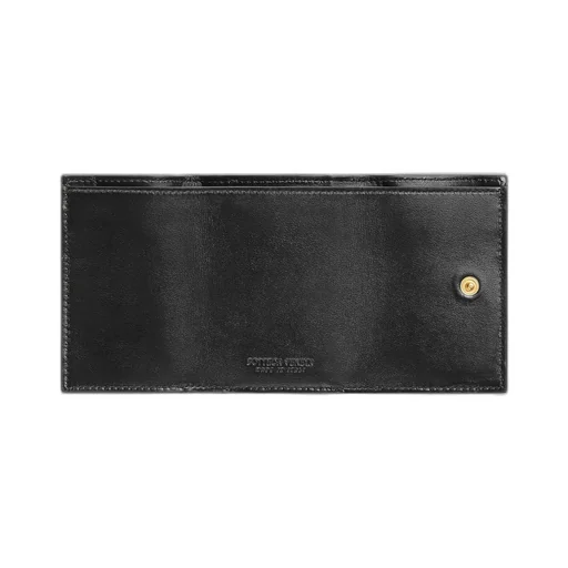 Small Intrecciato Tri-Fold Zip Wallet