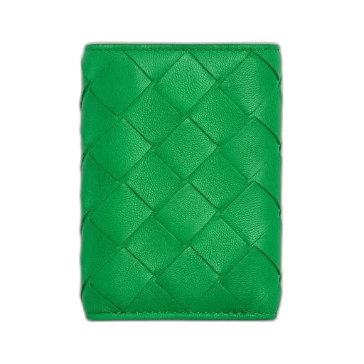 Intrecciato Tiny Tri-Fold Zip Wallet