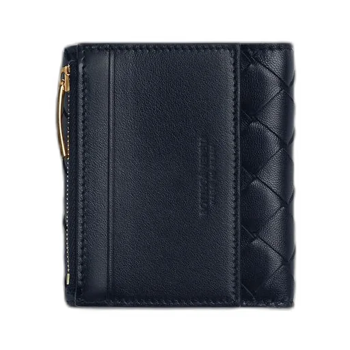 Tri-Fold Zip Wallet With Detachable Card Case