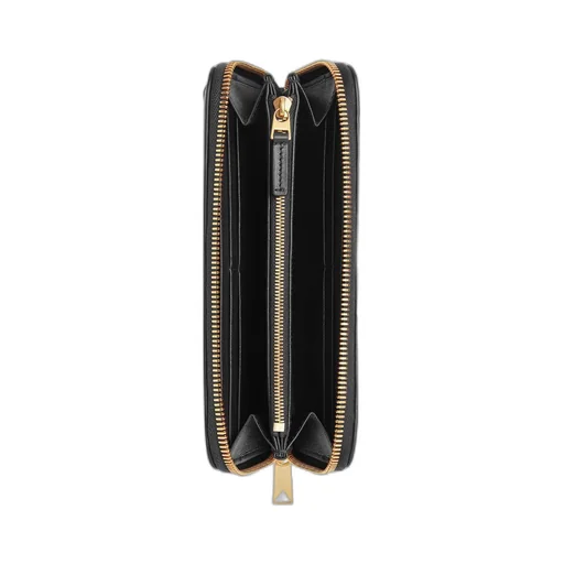 Intrecciato Zip Around Wallet