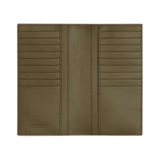 Slim Intrecciato Long Wallet