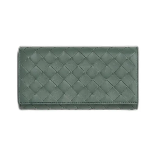 Intrecciato Large Flap Wallet