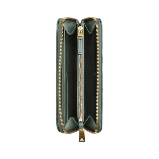 Intrecciato Zip Around Wallet
